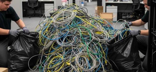 deinstallations abandoned cabling